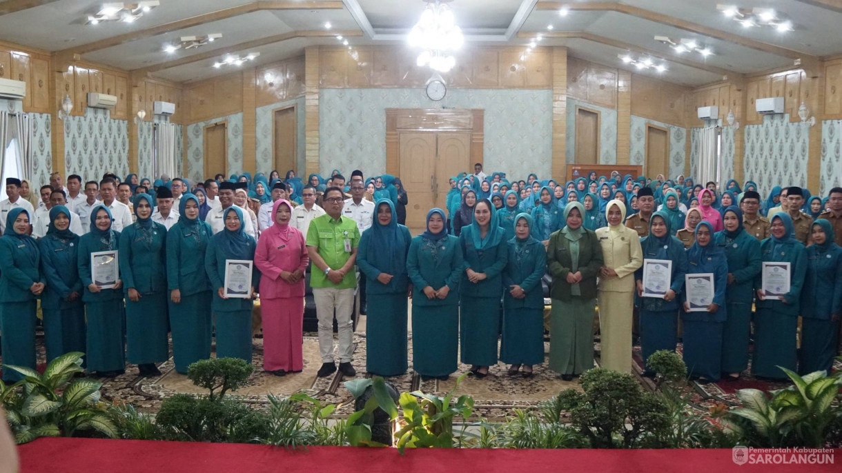 8 April 2026 Pelantikan Ketua TP PKK dan Ketua Pembina Posyandu 6 Kecamatan serta Rakor TP PKK