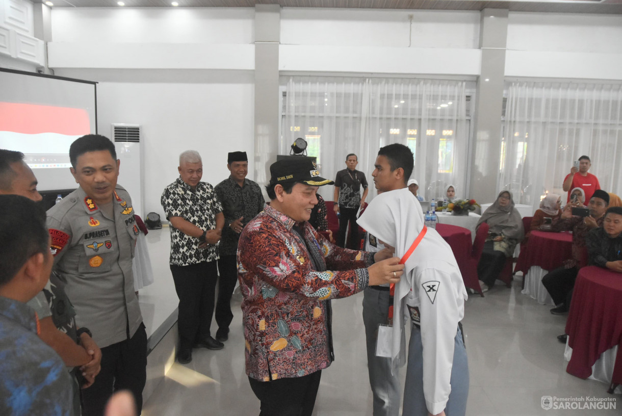 2 Agustus 2024 -&nbsp;Pembukaan Pemusatan Pendidikan Dan Pelatihan Pasukan Pengibar Bendera Pusaka Tingkat Kabupaten Sarolangun Tahun 2024, Bertempat di Ballroom Hotel Nafiti Sarolangun