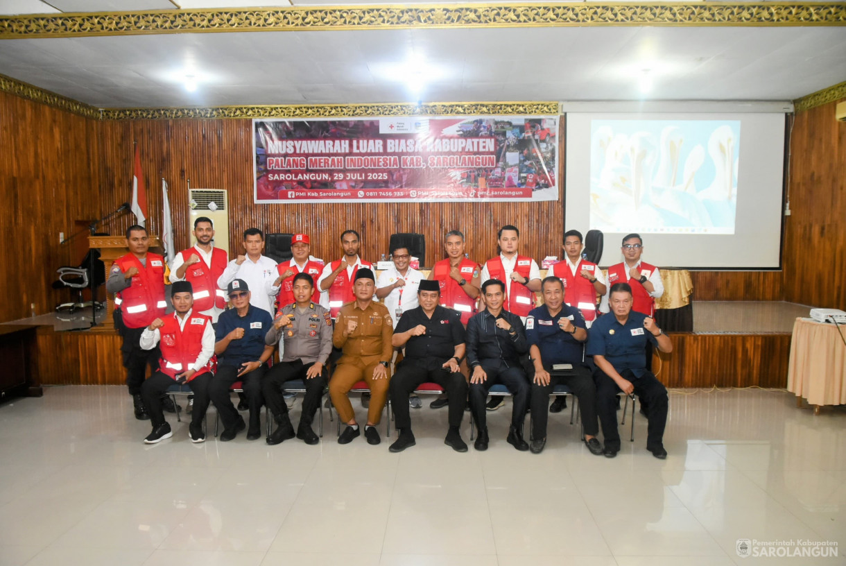 29 Juli 2025 - Muslub PMI Kabupaten Sarolangun di Aula Bappeda Sarolangun