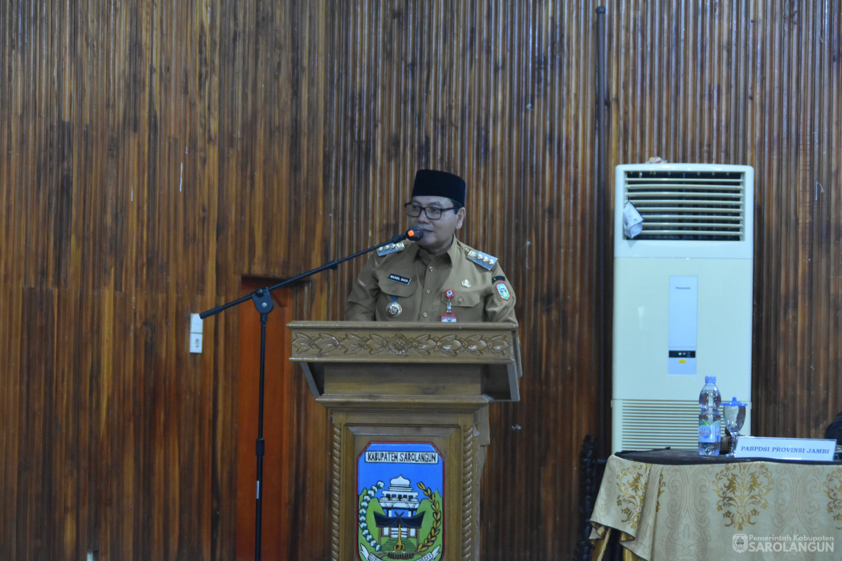 9 Januari 2024 - Rakorda PABPDESI Sarolangun Dan Peringatan Hari Jadi Papbdsi Sarolangun Ke 2 Di Aula Bappeda Sarolangun