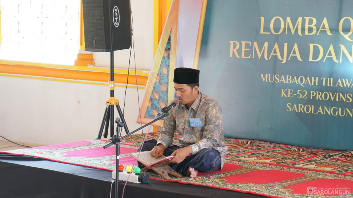 Perlombaan Tafsir Bahasa Indonesia, Bahasa Arab, Bahasa Inggris - MTQ 2023 Tingkat Provinsi di Kabupaten Sarolangun - Lokasi&nbsp;MASJID AL-ISTIQOMAH KEL. DUSUN SAROLANGUN