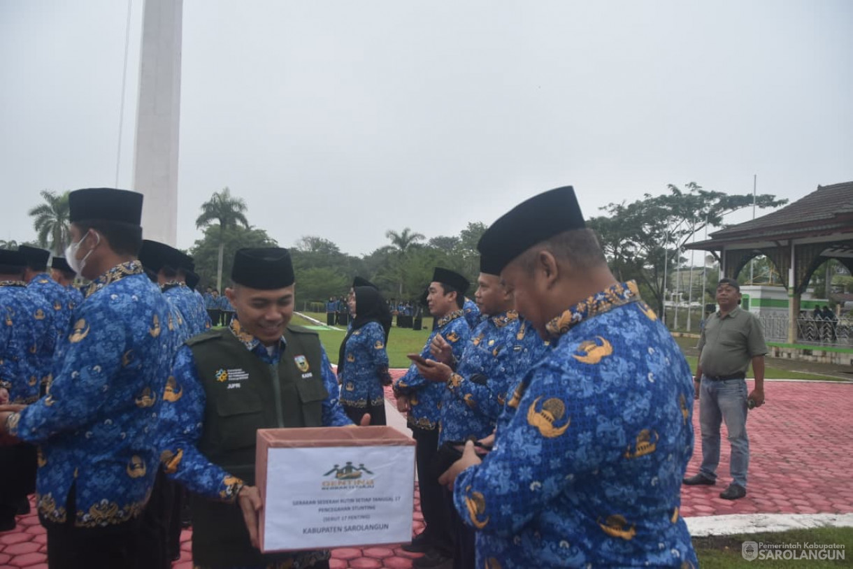 17 November 2025&nbsp; Apel Gabungan Sekaligus Praktek SERUT 17 PENTING di Lingkungan Pemerintah Kabupaten Sarolangun