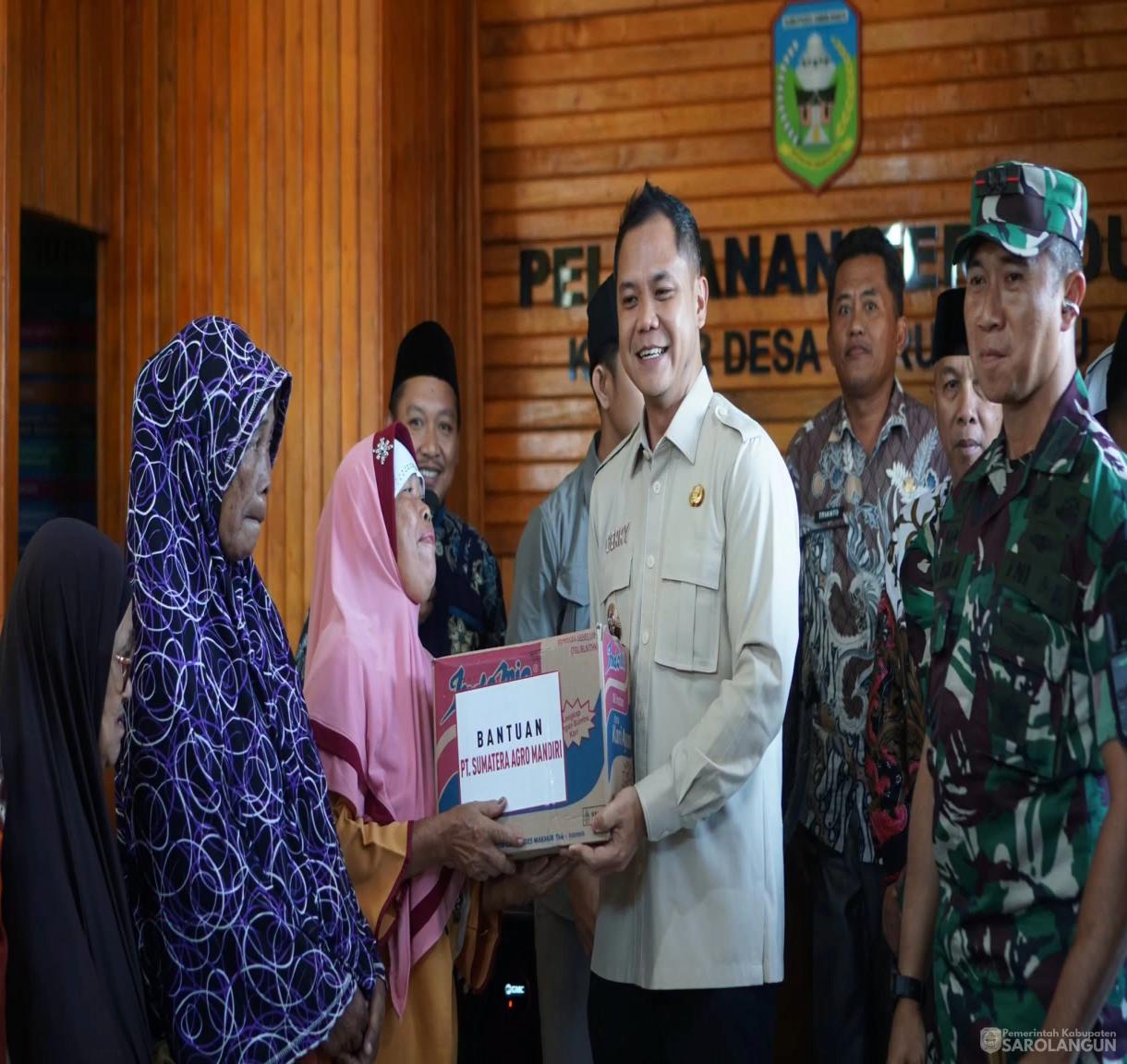 10 Juli 2026 Penyerahan Bantuan Korban Banjir di Kecamatan Mandiangin Timur