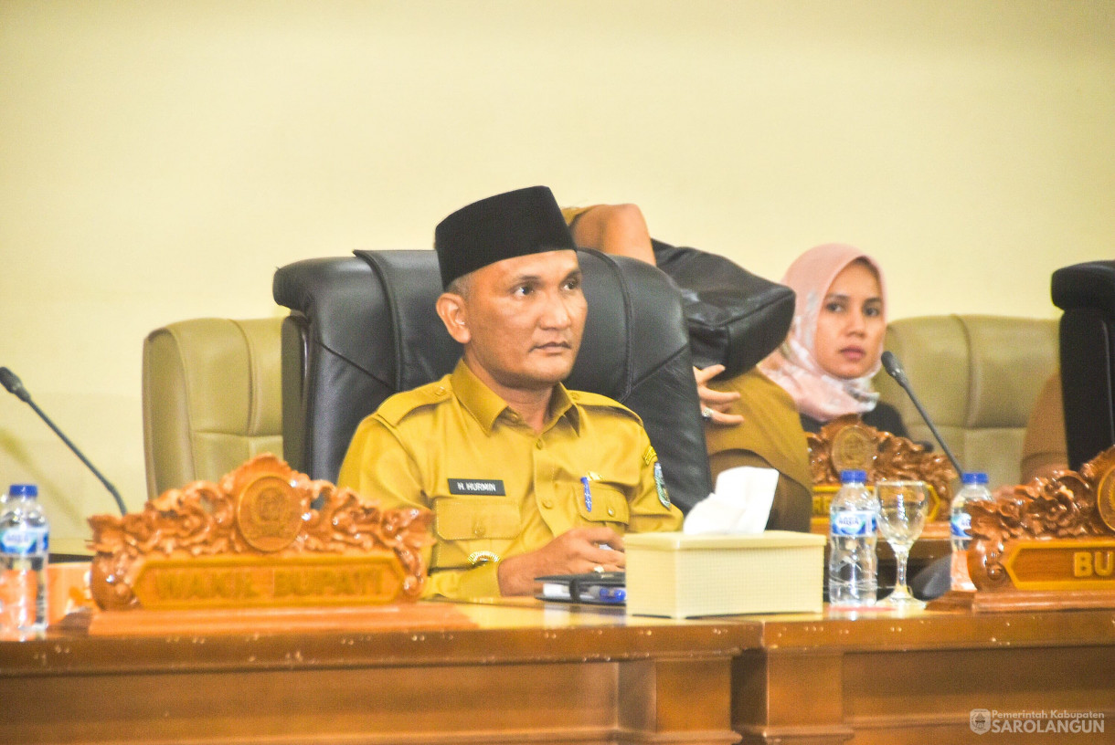 29 April 2025 -&nbsp;Rapat Paripurna Tingkat I Tahap III Jawaban Eksekutif Terhadap Pandangan Umum Fraksi Fraksi DPRD