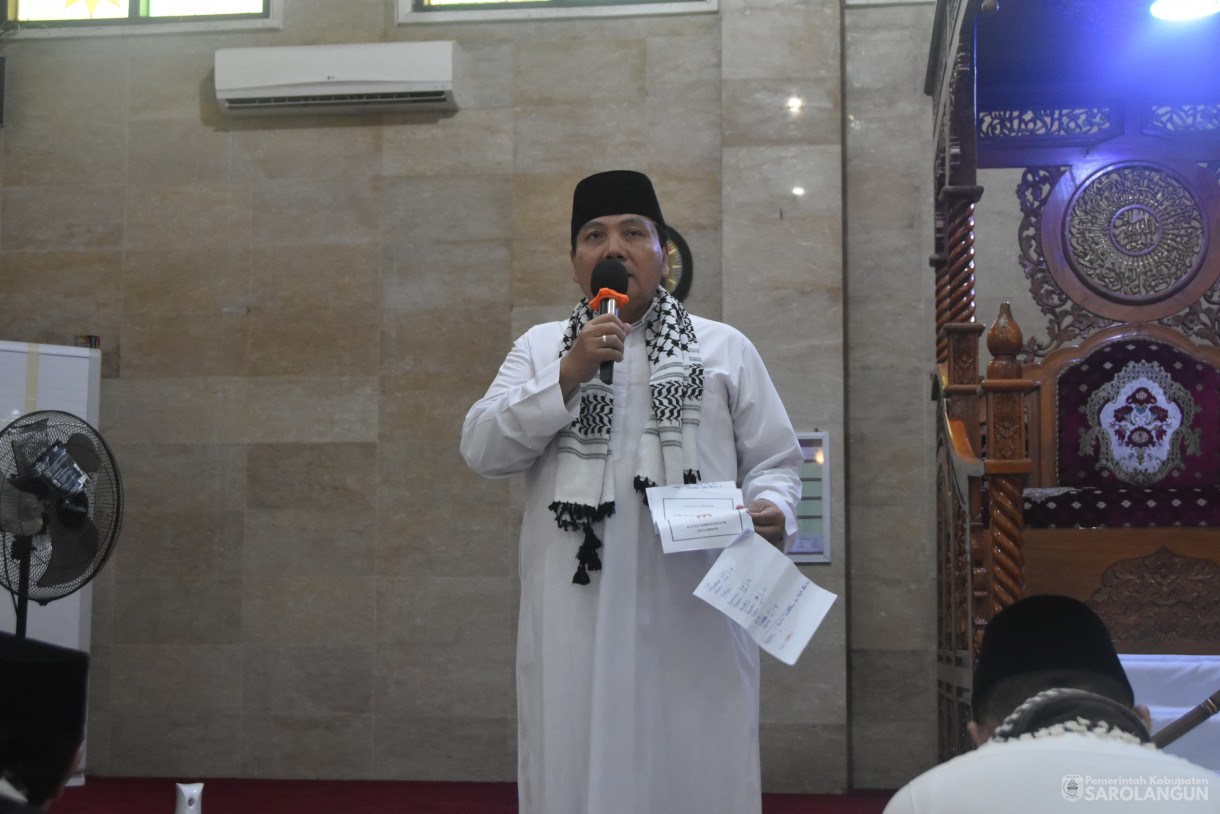 17 Juni 2024 - Sholat Idul Adha Di Masjid Assulthon Dan Serah Terima Hewan Kurban Dari Pemkab Sarolangun Untuk  Masjid Assulthon