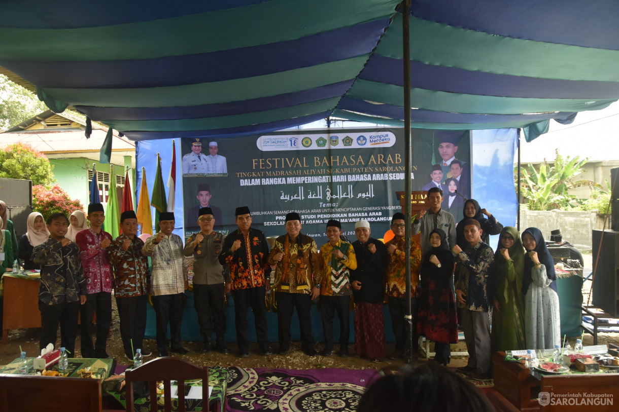 14 Januari 2024 - Festival Bahasa Arab Tingkat Madrasah Aliyah Sekabupaten Sarolangun Dalam Rangka Memperingati Hari Bahasa Arab Sedunia Di Stai Maarif Kecamatan Pelawan