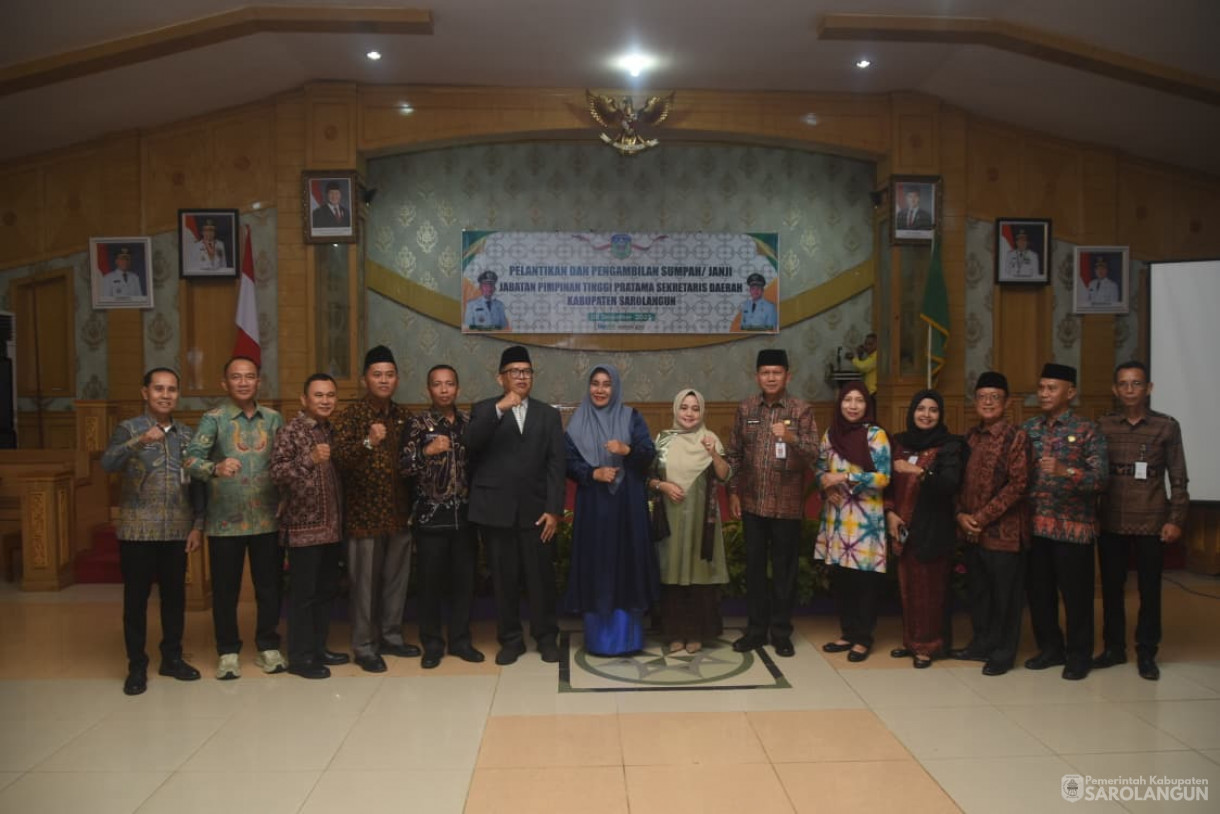 5 Desember 2025 Pelantikan Sekretaris Daerah Kabupaten Sarolangun