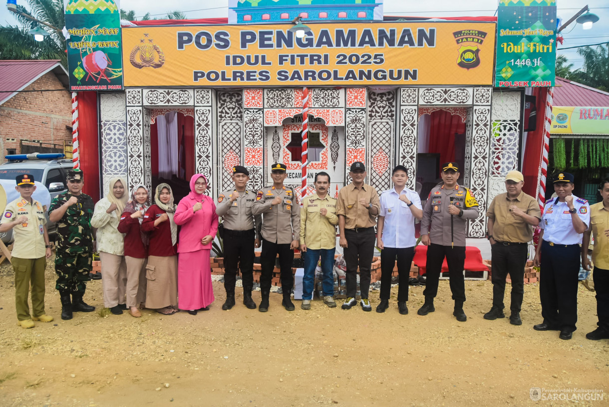 29 Maret 2025 -&nbsp;Peninjauan Pos Pengamanan Hari Raya Idul Fitri Tahun 2025 di Kabupaten Sarolangun