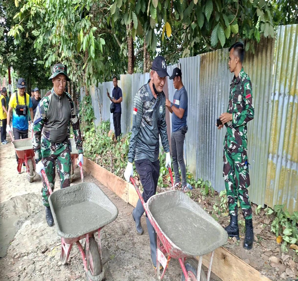 18 Juli 2026 Gotong Royong Perbaikan Jalan Karya Bakti Skala Besar di Desa Teluk Rendah, Kecamatan Cermin Nan Gedang
