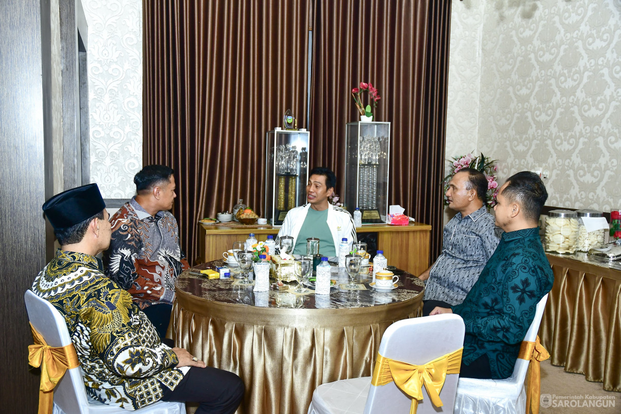 7 Agustus 2025 - Bupati Sarolangun Menyambut Kedatangan Bupati Kabupaten Batanghari