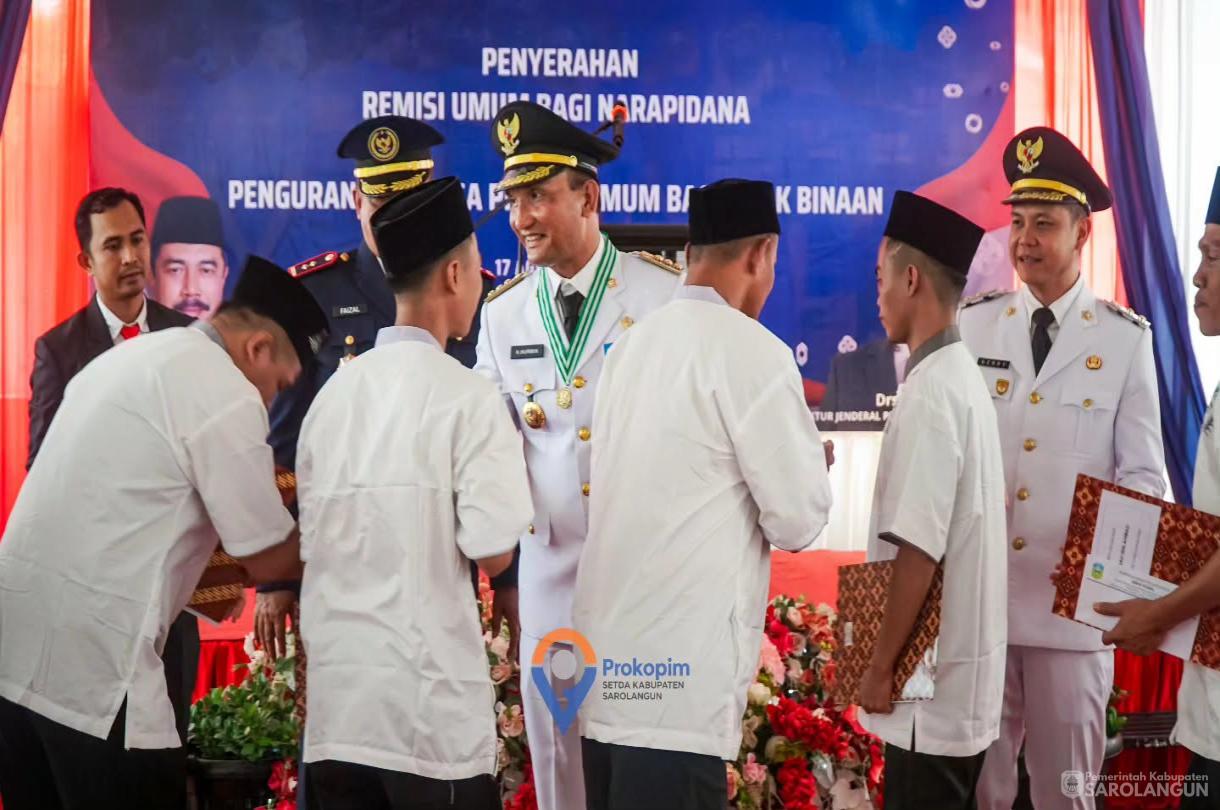 17 Agustus 2026 Penyerahan Remisi HUT RI ke 81 bagi Warga Binaan di Lapas Sarolangun