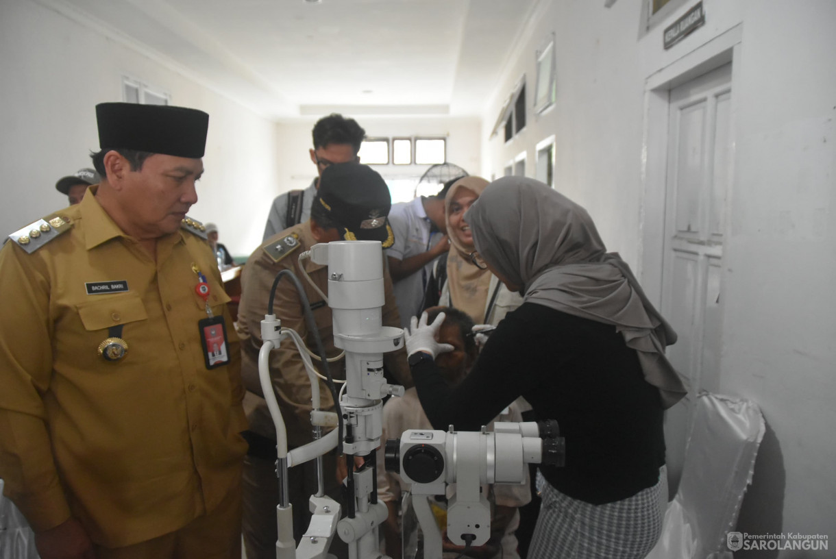 19 Agustus 2024 - Bakti Sosial Operasi Katarak RSUD Prof Dr. H. M Chatib Quzwain Program Bakti Sosial Kementerian Sosial RI Bekerjasama dengan Pemerintah Kab. Sarolangun dan Perhimpunan Dokter Spesialis Mata Indonesia, Bertempat di RSUD Prof Dr. H. M C