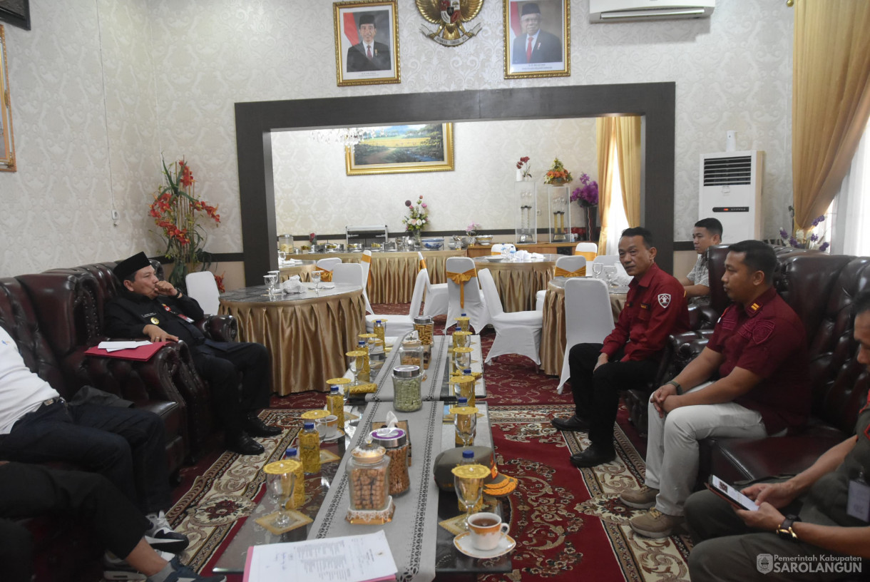 15 Agustus 2024 -&nbsp;Audiensi Dengan Kalapas IIB Sarolangun, Bertempat di Rumah Dinas Bupati Sarolangun