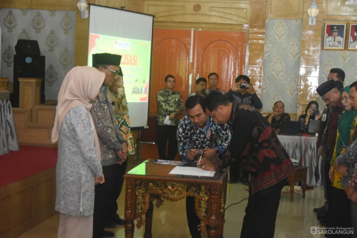 6 November 2025&nbsp; Pembukaan Secara Resmi Kegiatan Sosialisasi Peraturan Pencegahan Korupsi di Kabupaten Sarolangun