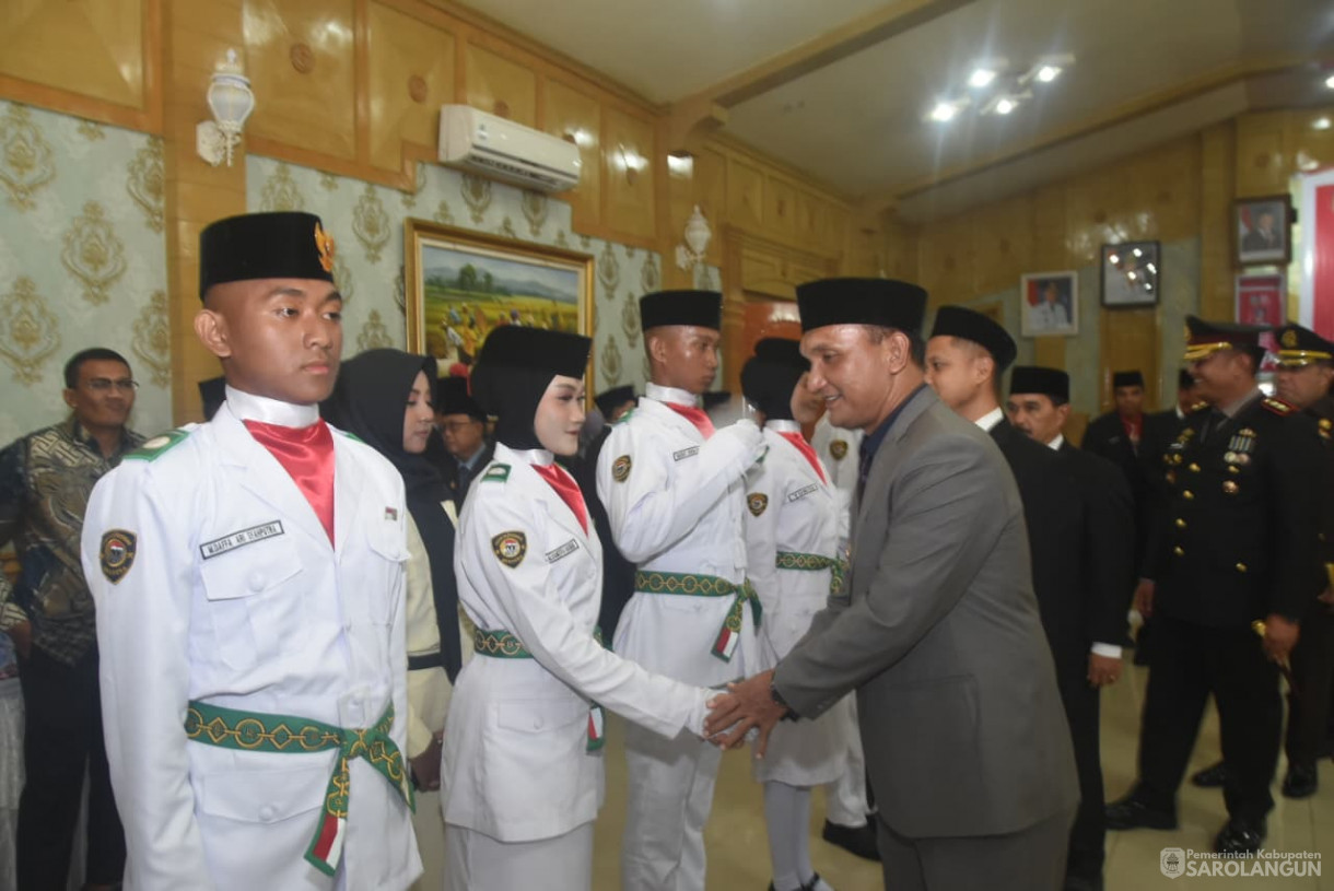 15 Agustus 2025 Pengukuhan Paskibraka Kabupaten Sarolangun