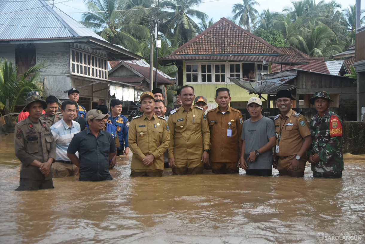 3 Maret 2025 -&nbsp;Meninjau Lokasi Banjir di Desa Ladang Panjang dan Desa Lidung