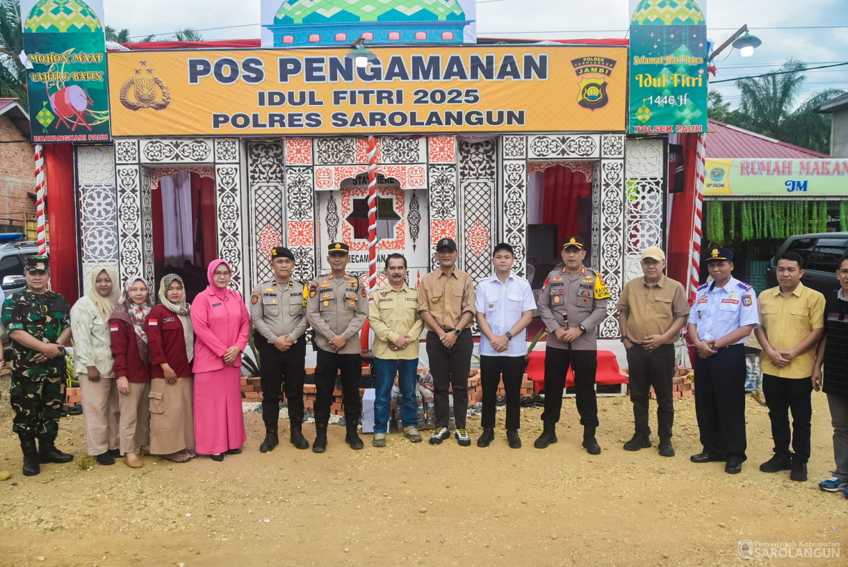 29 Maret 2025 -&nbsp;Peninjauan Pos Pengamanan Hari Raya Idul Fitri Tahun 2025 di Kabupaten Sarolangun