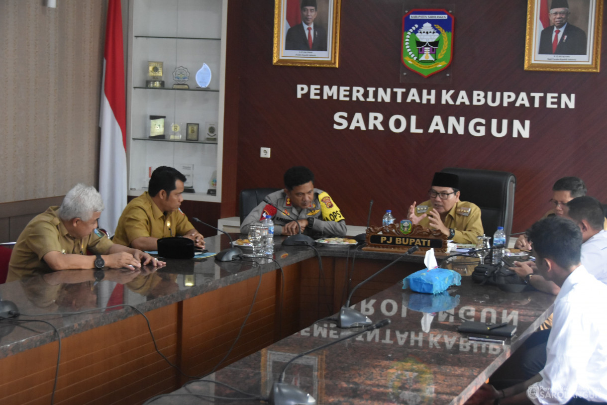 22 April 2024 - Rapat Dengan Kapolres Terkait Permasalahan Di Kabupaten Sarolangun
