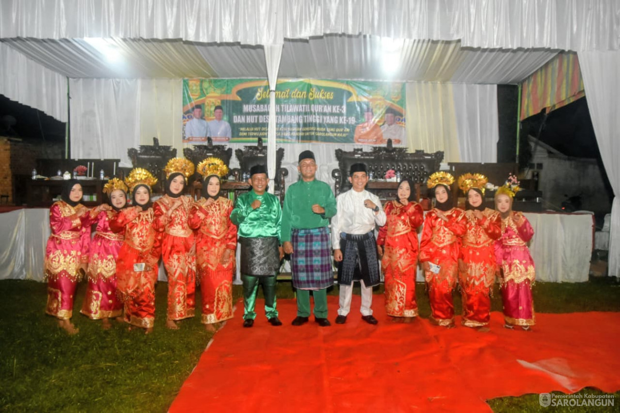 23 September 2025&nbsp; Pembukaan MTQ Ke III Tingkat Desa Tambang Tinggi dan HUT Desa Tambang Tinggi yang Ke 19 tahun
