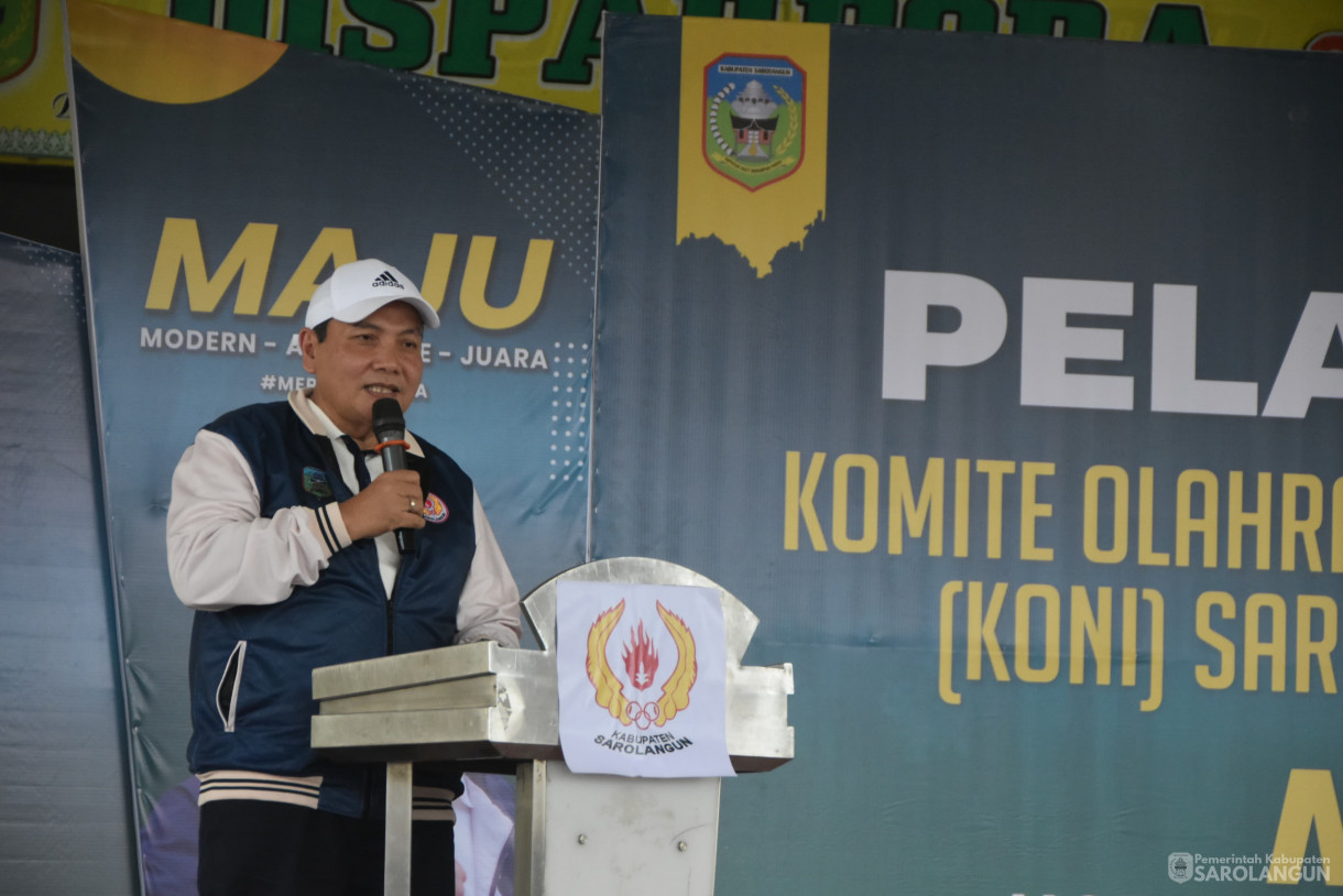 27 April 2024 - Pelantikan Komite Nasional Indonesia Sarolangun 2023 sd 2027 Di Gor Sarolangun