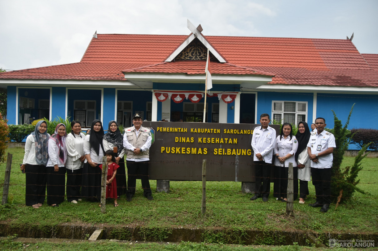 6 Desember 2023 - Memberikan Bantuan Penanganan Stunting Di Puskesmas Sungai Baung Kecamatan Sarolangun