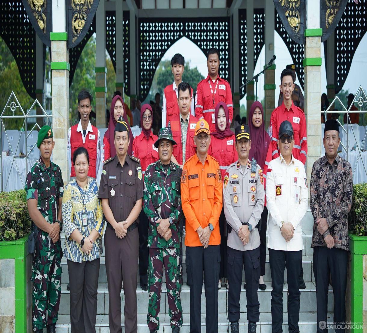 7 Juli 2026 Apel Gabungan dan Gelar Pasukan Siaga Darurat Bencana Kebakaran Hutan dan Lahan di Kabupaten Sarolangun Tahun 2026