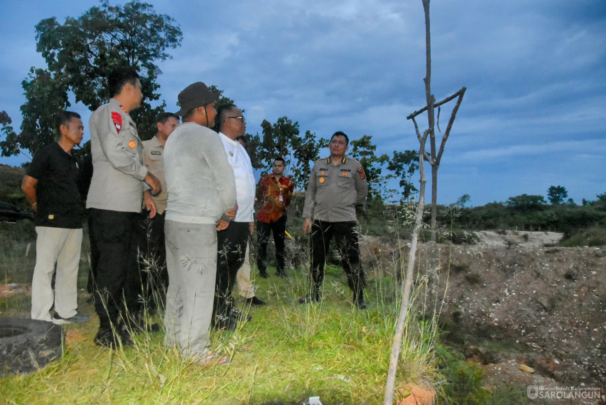 11 Oktober 2024 - Meninjau Kolam Ikan Bekas Peti, Bertempat di Desa Monti Kecamatan Limun