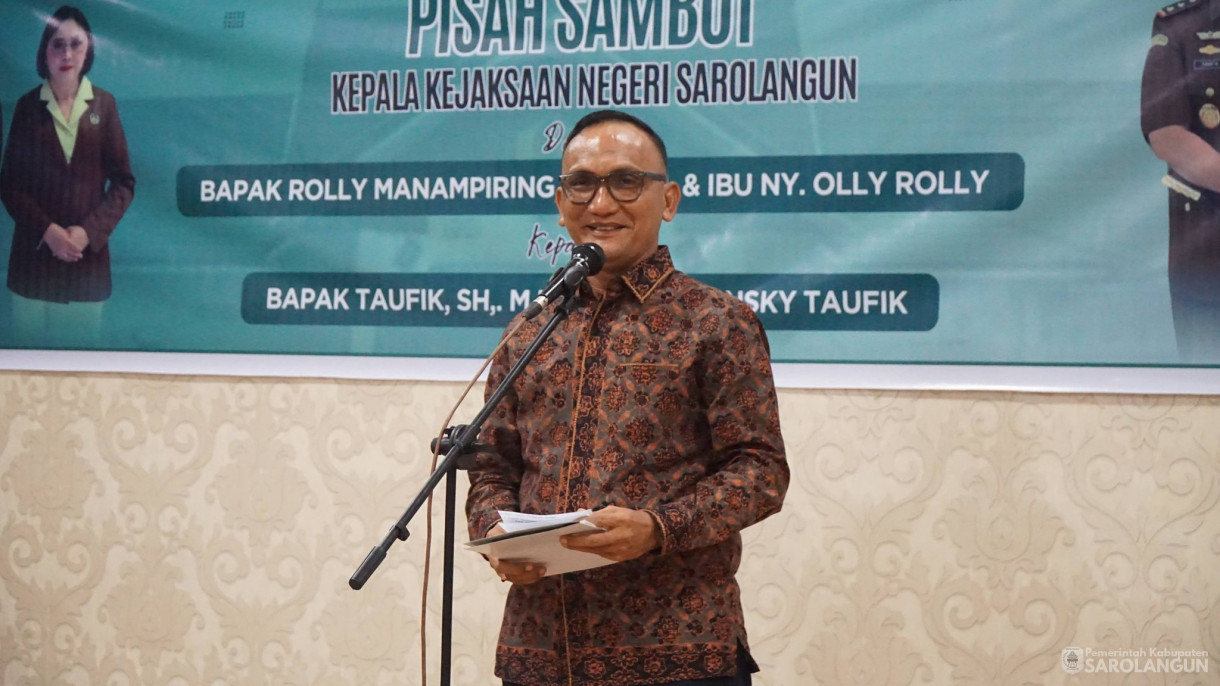 6 Mei 2026 Pisah Sambut Kepala Kejaksaan Negeri Sarolangun di Rumah Dinas Bupati Sarolangun