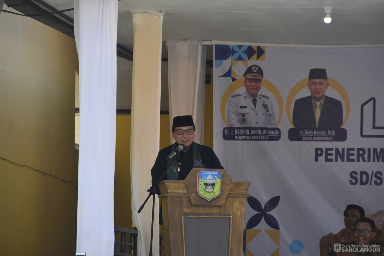 24 Juni 2024 - Launching PPDB, Penerimaan Peserta Didik Baru Kabupaten Sarolangun, Bertempat di SMPN 3 Sarolangun Kecamatan Singkut