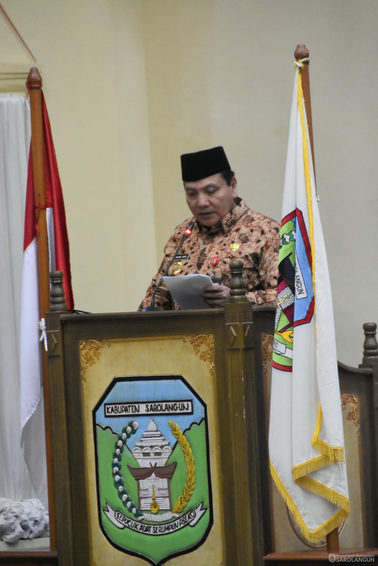 23 Agustus 2024 -&nbsp;Rapat Paripurna Tahap I Tingkat I Penyampaian Rancangan Peraturan Daerah APBD Perubahan Kabupaten Sarolangun TA 2024, Bertempat di Gedung DPRD Sarolangun