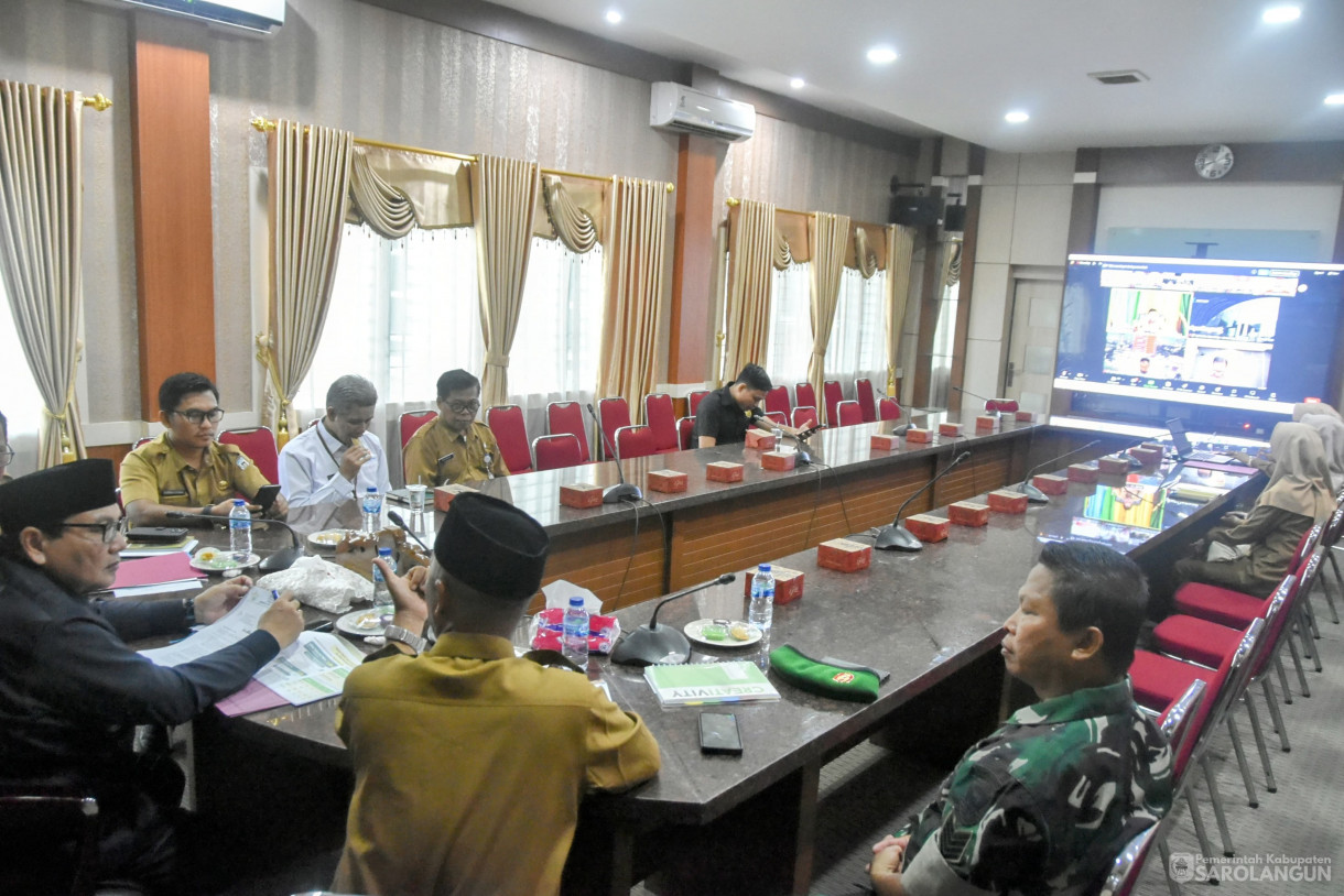 4 Juni 2024 - Rapat TPID Di Ruang Pola Utama Kantor Bupati Sarolangun