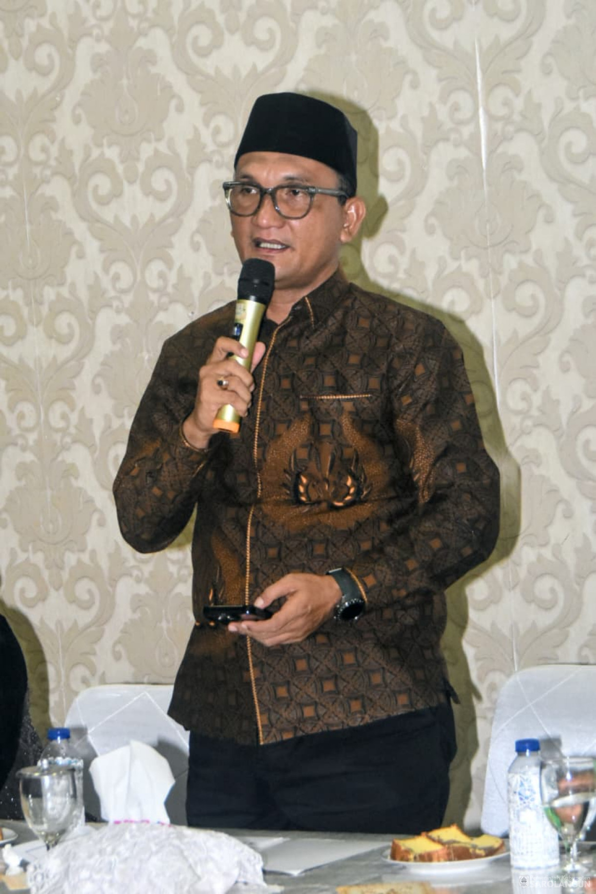 22 November 2025&nbsp; Penyambutan Kafilah MTQ tingkat Provinsi Jambi asal Kabupaten Sarolangun di Rumah Dinas Bupati Sarolangun