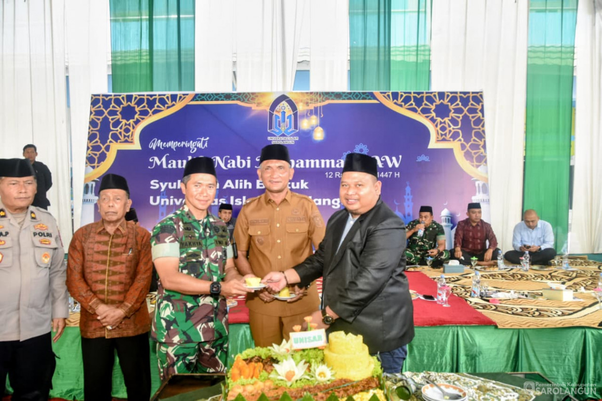 23 September 2025&nbsp; Syukuran Alih Bentuk Universitas Islam Sarolangun
