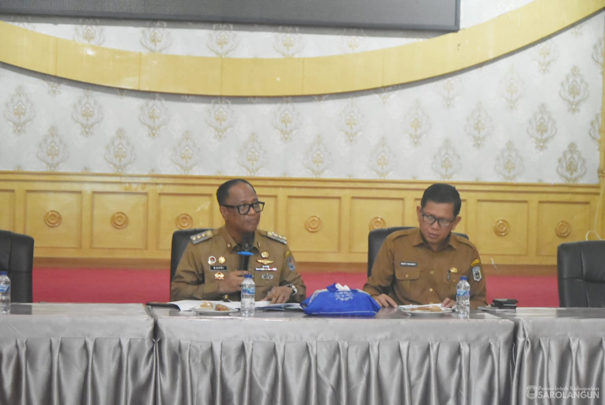 25 November 2024 - Rapat Koordinasi Tindak Lanjut Membahas Dampak Aktifitas Pertambangan di Kabupaten Sarolangun, Bertempat di Ruang Aula Utama Kantor Bupati Sarolangun