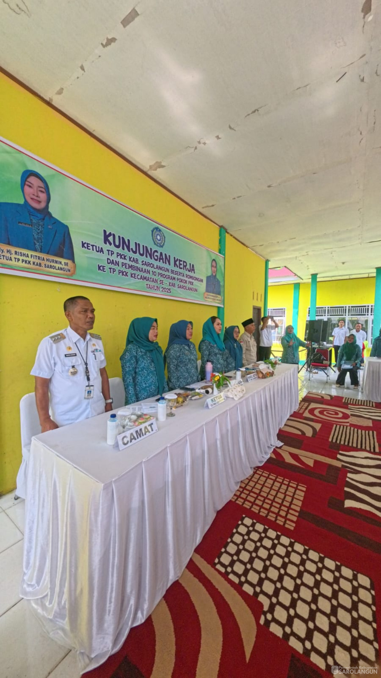 11 Juni 2025 -&nbsp;Kunjungan Ketua TP PKK kabupaten Sarolangun Beserta Rombongan Dalam Rangka Kunjungan Kerja Dan Pembinaan 10 Program Pokok PKK Kecamatan Air Hitam