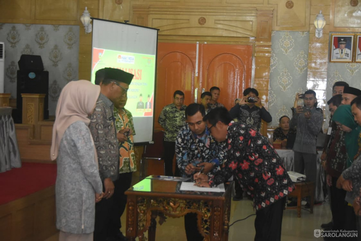 6 November 2025&nbsp; Pembukaan Secara Resmi Kegiatan Sosialisasi Peraturan Pencegahan Korupsi di Kabupaten Sarolangun