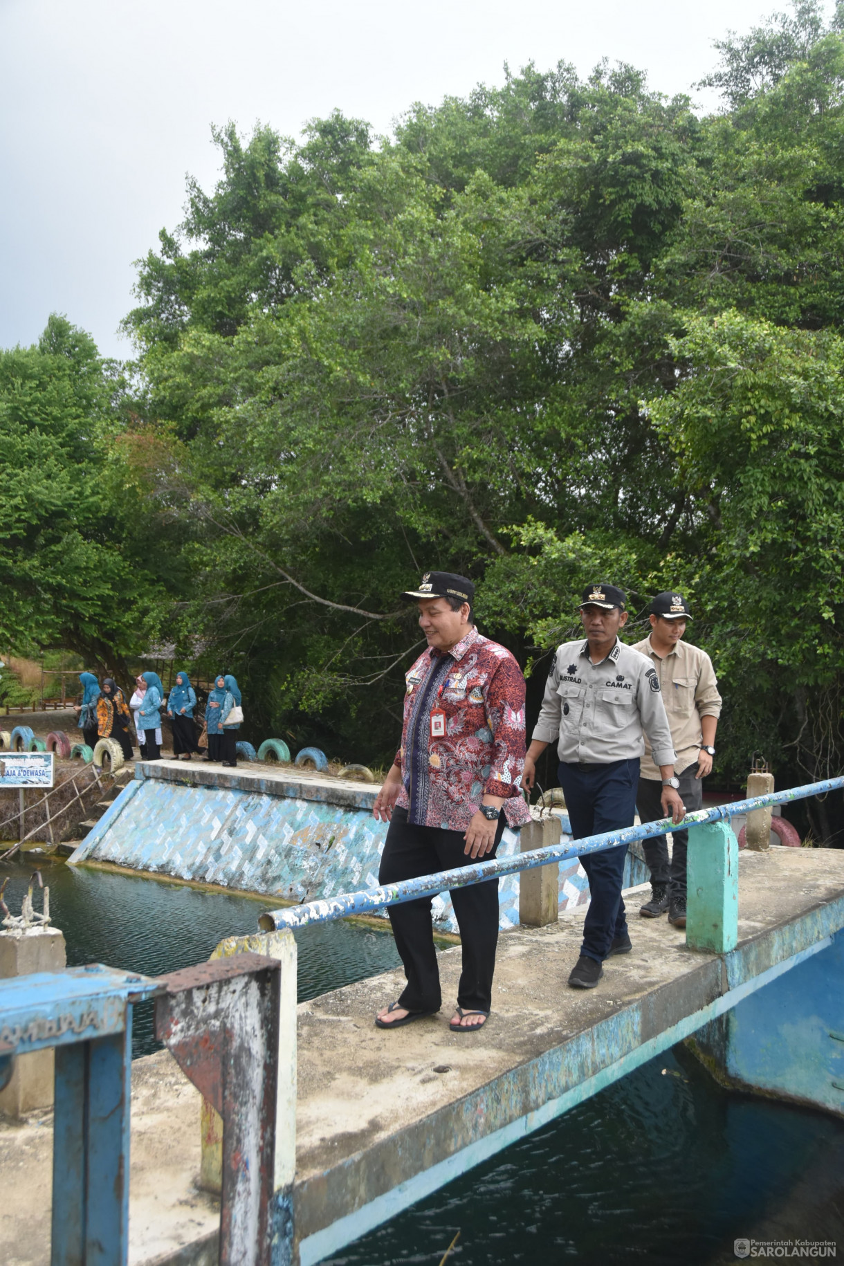 30 Maret 2024 - Meninjau Kondisi Dam Air Muap  Kecamatan Air Hitam