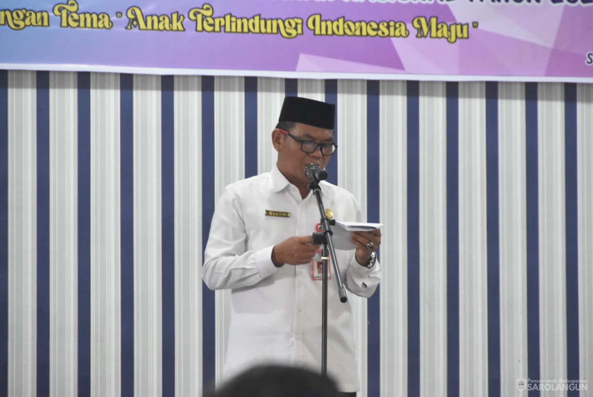 31 Juli 2024 - Koordinasi Dan Sinkronisasi Pelembagaan Pemenuhan Hak Anak Kewenangan Kabupaten Kota Dalam Rangka Memperingati Hari Anak Nasional, Bertempat di Aula Diknas Sarolangun&nbsp;