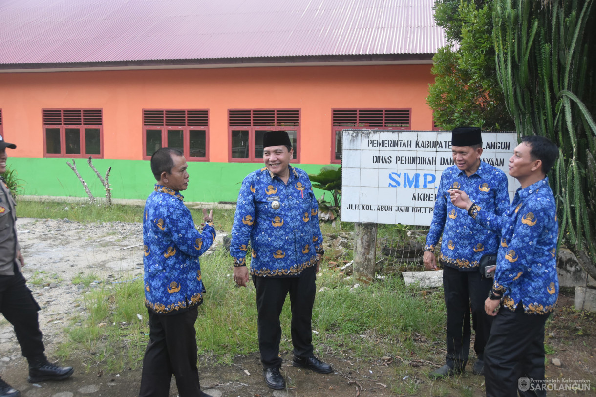 17 April 2024 - Meninjau SMPN 13 Desa Pekan Gedang Kecamatan Batang Asai