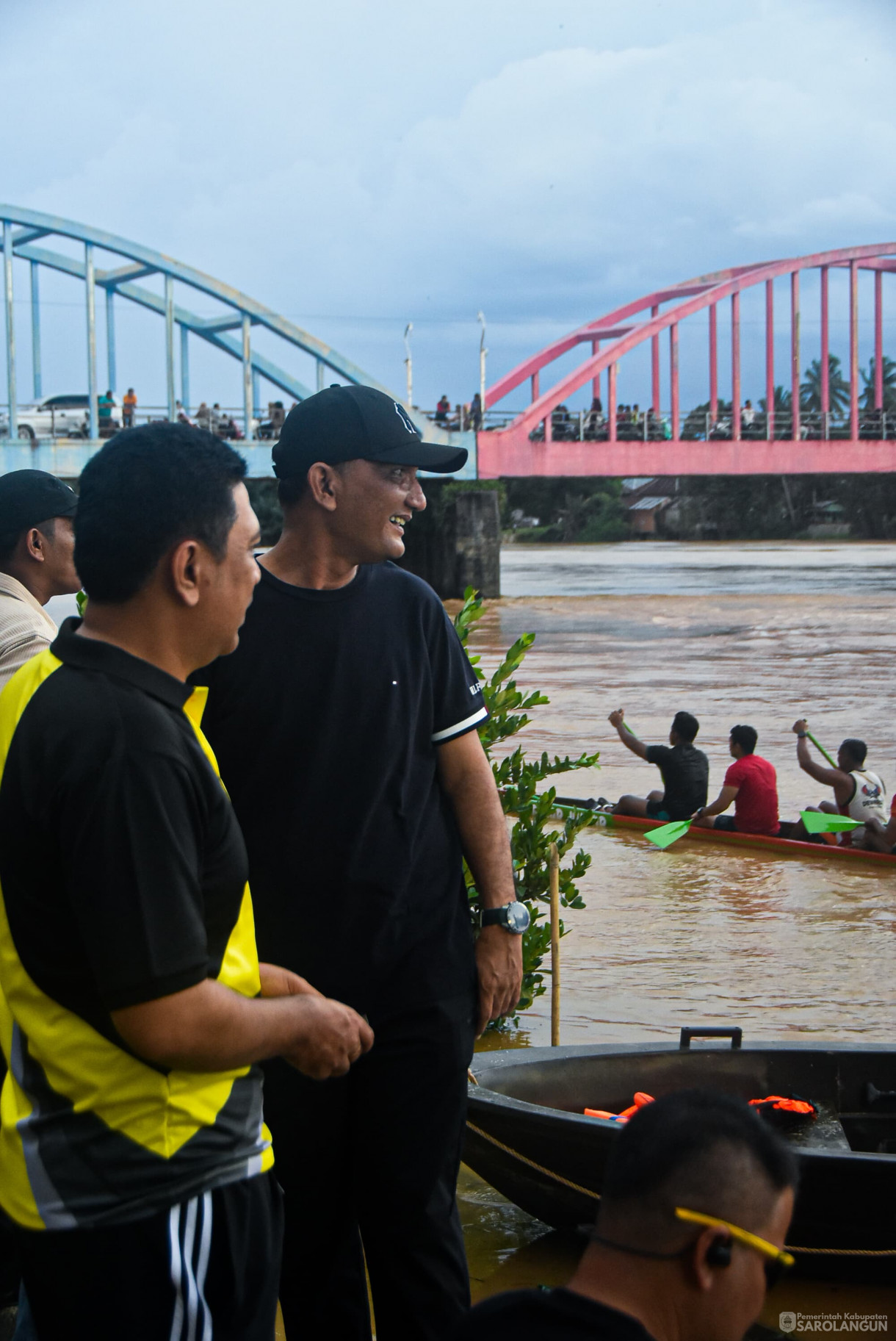 7 April 2025 - Meninjau Persiapan Balumbo Biduk Dan Gotong Royong Membersihkan Sampah di Sekitaran Tepian Cik Minah Sarolangun&nbsp;