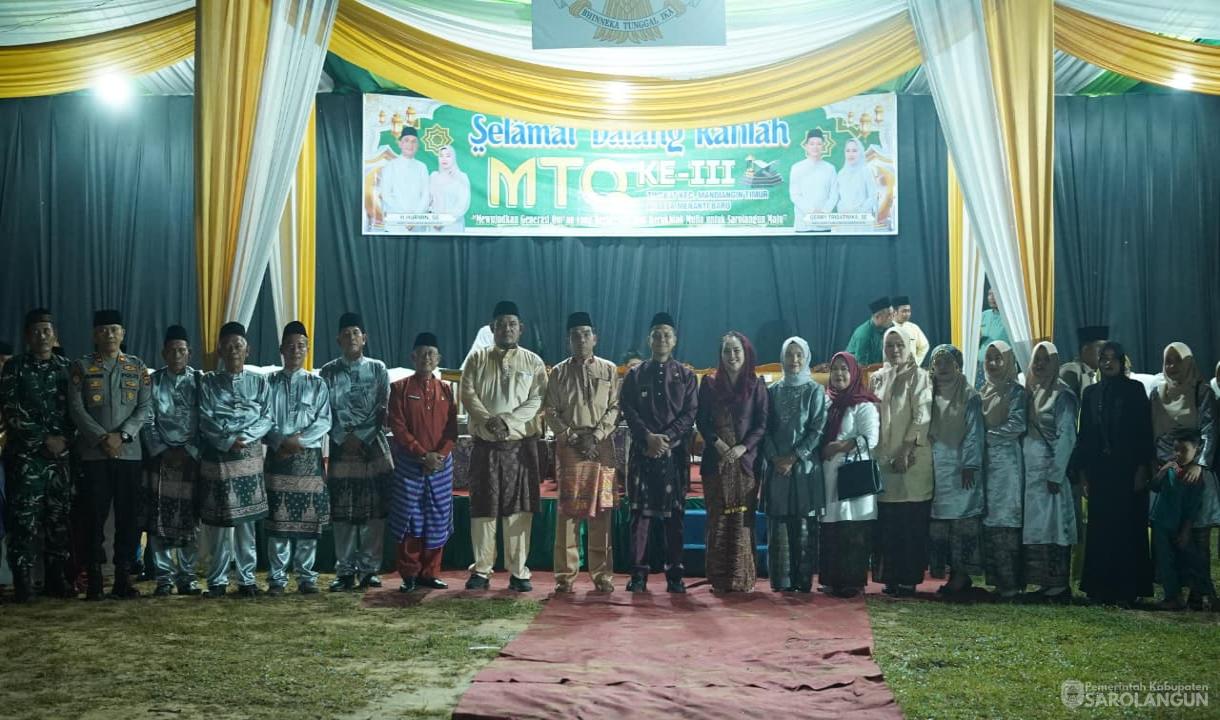 22 Juni 2026 Wakil Bupati Sarolangun Membuka Secara Resmi Musabaqah Tilawatil Quran ke III Tingkat Kecamatan Mandiangin Timur di Lapangan Desa Meranti Baru