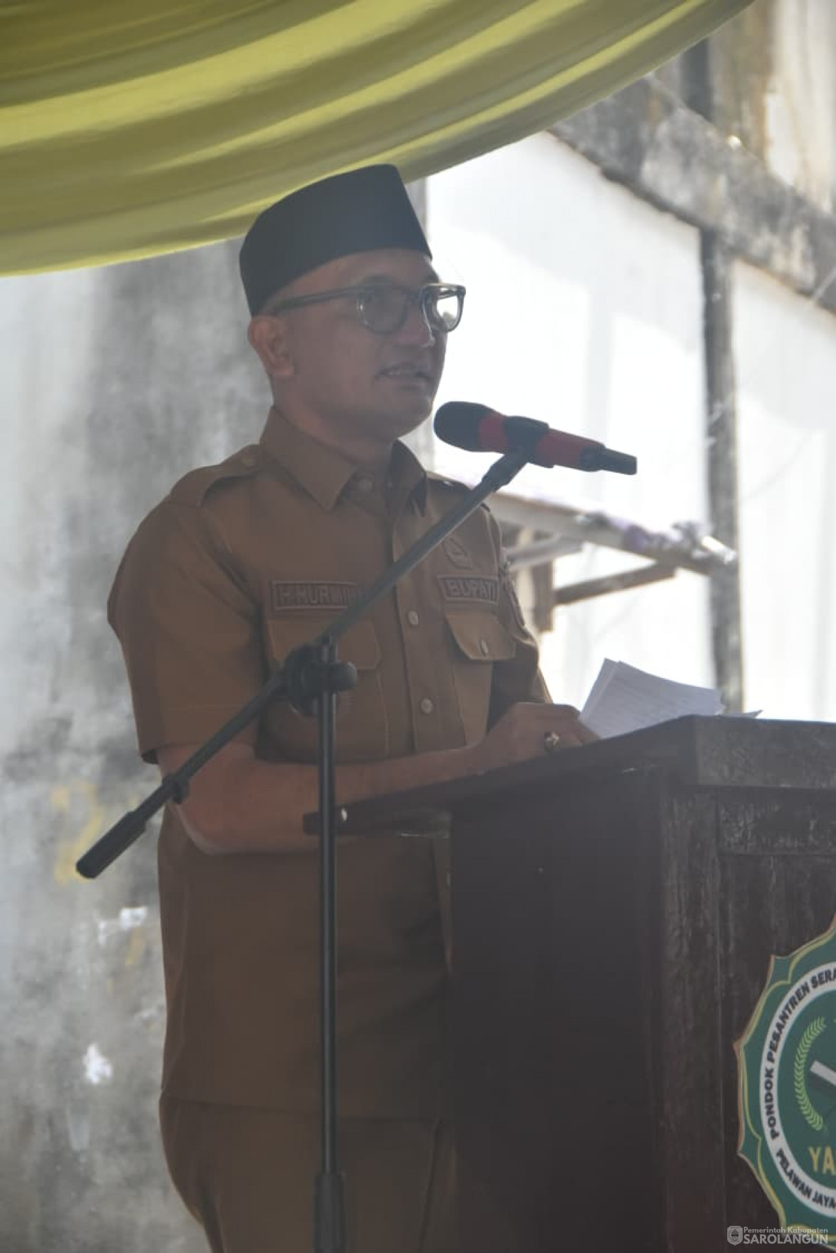 14 Oktober 2025&nbsp; Peringatan Hari Santri Nasional Tahun 2025 di Ponpes Serambi Mekah Al Aziziyah Desa Pelawan Jaya