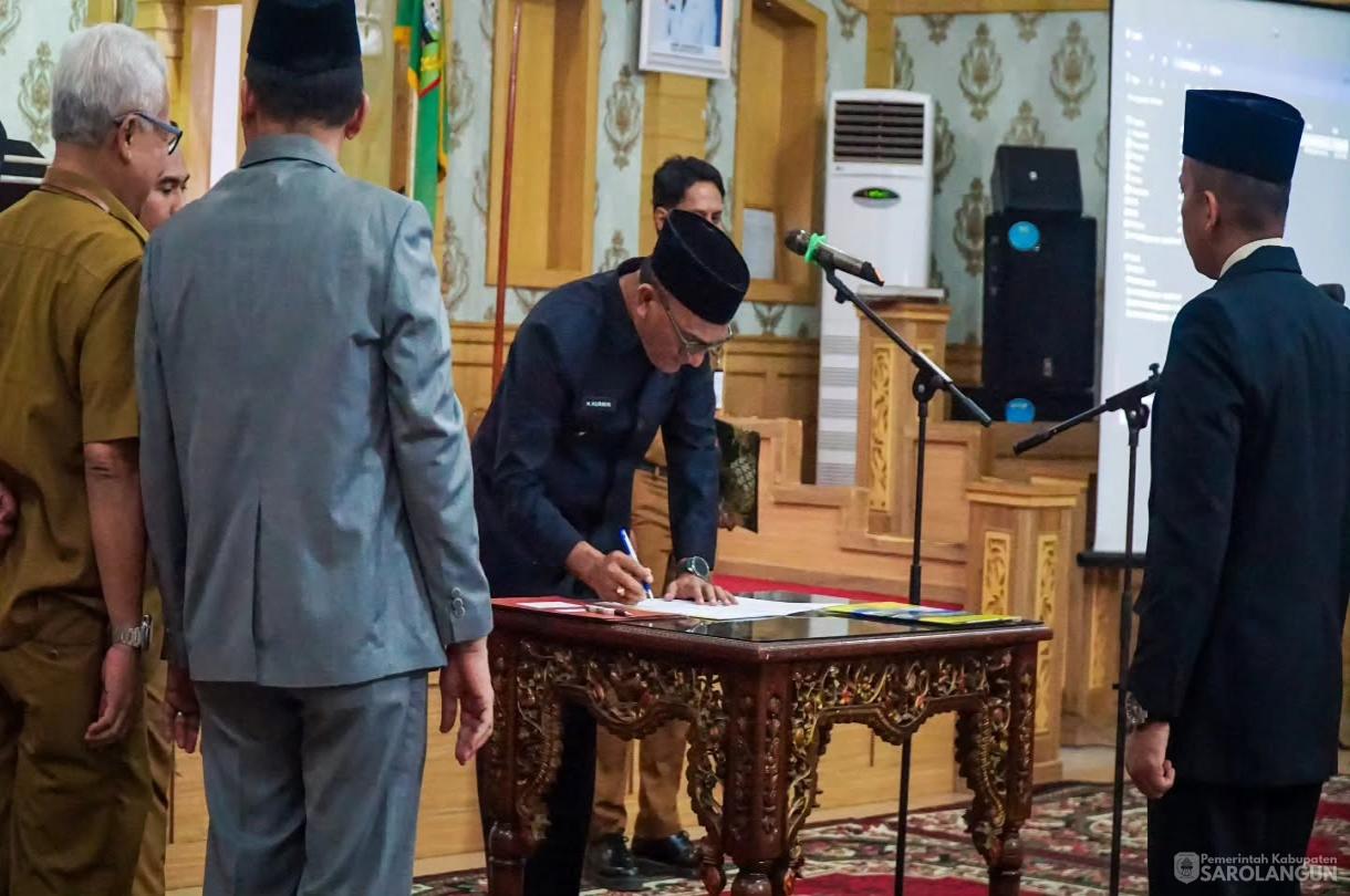28 Juli 2026 Pelantikan dan Pengambilan Sumpah Janji Pejabat Pimpinan Tinggi Pratama dan Pengukuhan Jabatan Kepala Sekolah dalam Kabupaten Sarolangun
