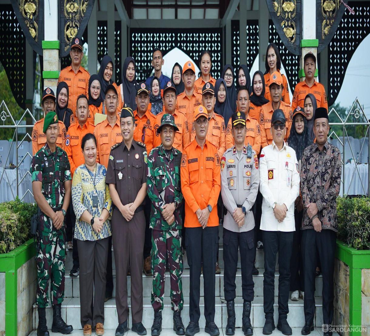 7 Juli 2026 Apel Gabungan dan Gelar Pasukan Siaga Darurat Bencana Kebakaran Hutan dan Lahan di Kabupaten Sarolangun Tahun 2026