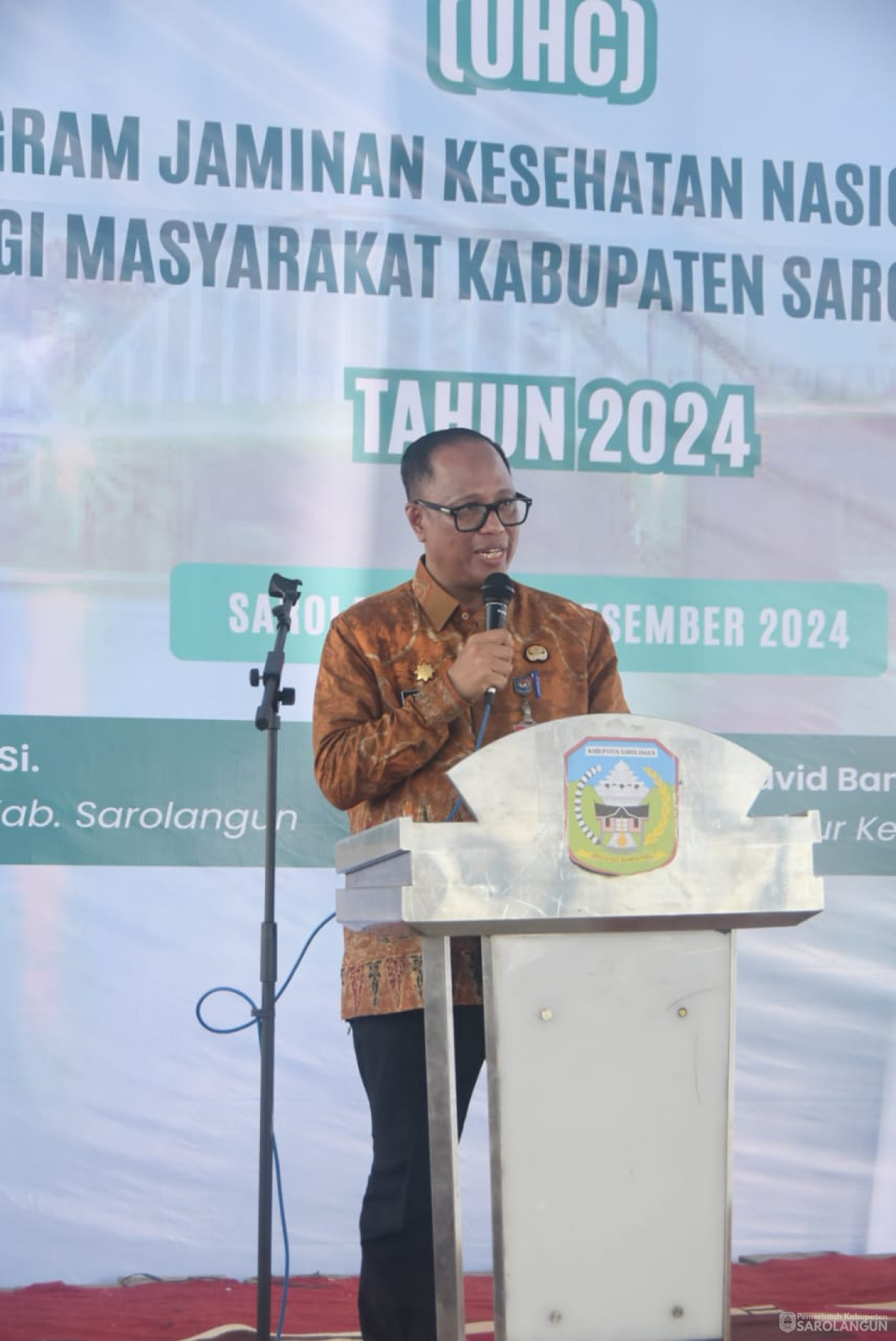 13 Desember 2024 - Launching Universal Health Coverage, Bertempat di RSUD Chatib Quzwein