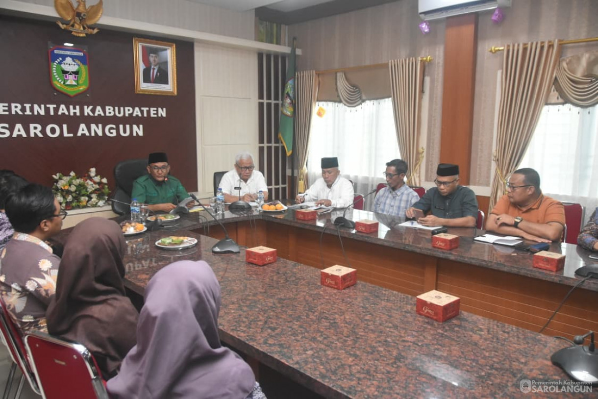 31 Oktober 2025 Exit Meeting Pemeriksaan Pendahuluan Kepatuhan Atas Pengelolaan Belanja Daerah Tahun 2025 Pada Pemerintah Kabupaten Sarolangun