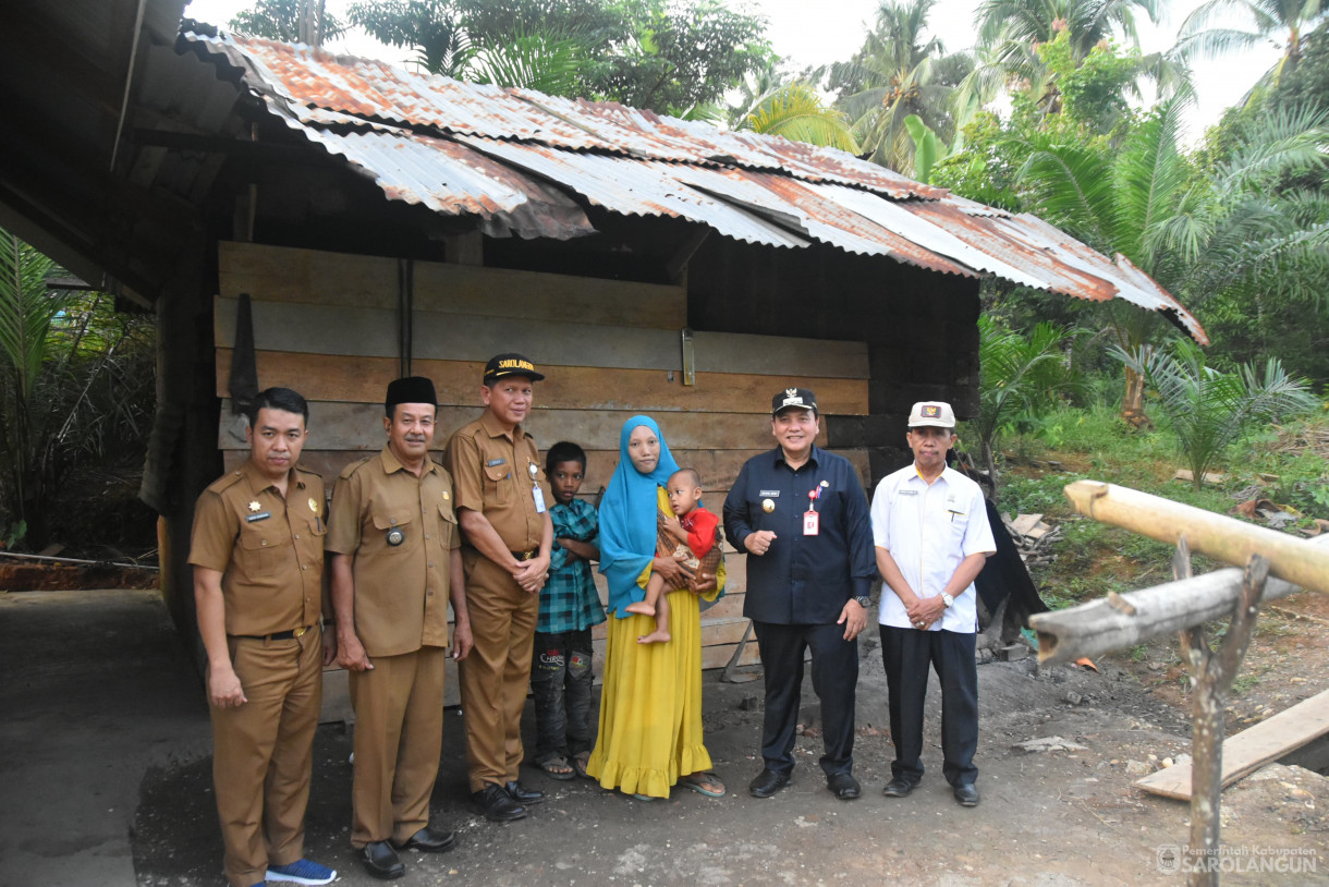 4 Juni 2024 - Meninjau Dan Meresmikan Rumah Layak Huni Bantuan Dari Baznas Di Desa Perdamaian Kecamatan Singkut