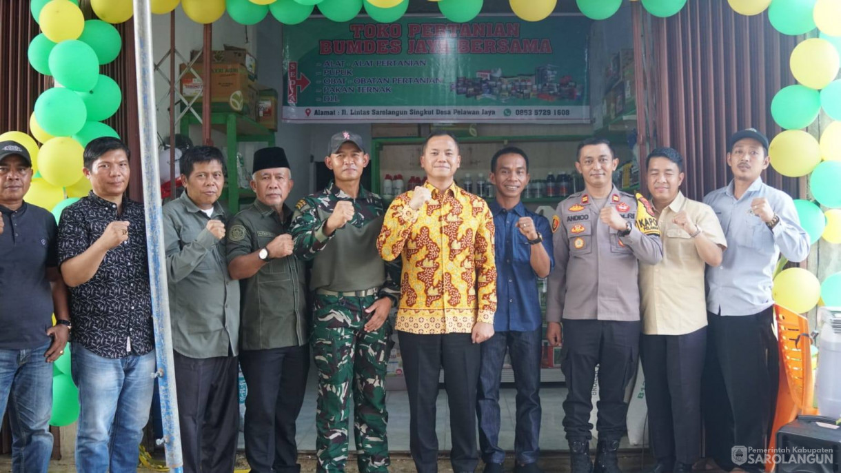 31 Januari 2026 Launching Toko Pertanian Bumdes Jaya Desa Pelawan Jaya