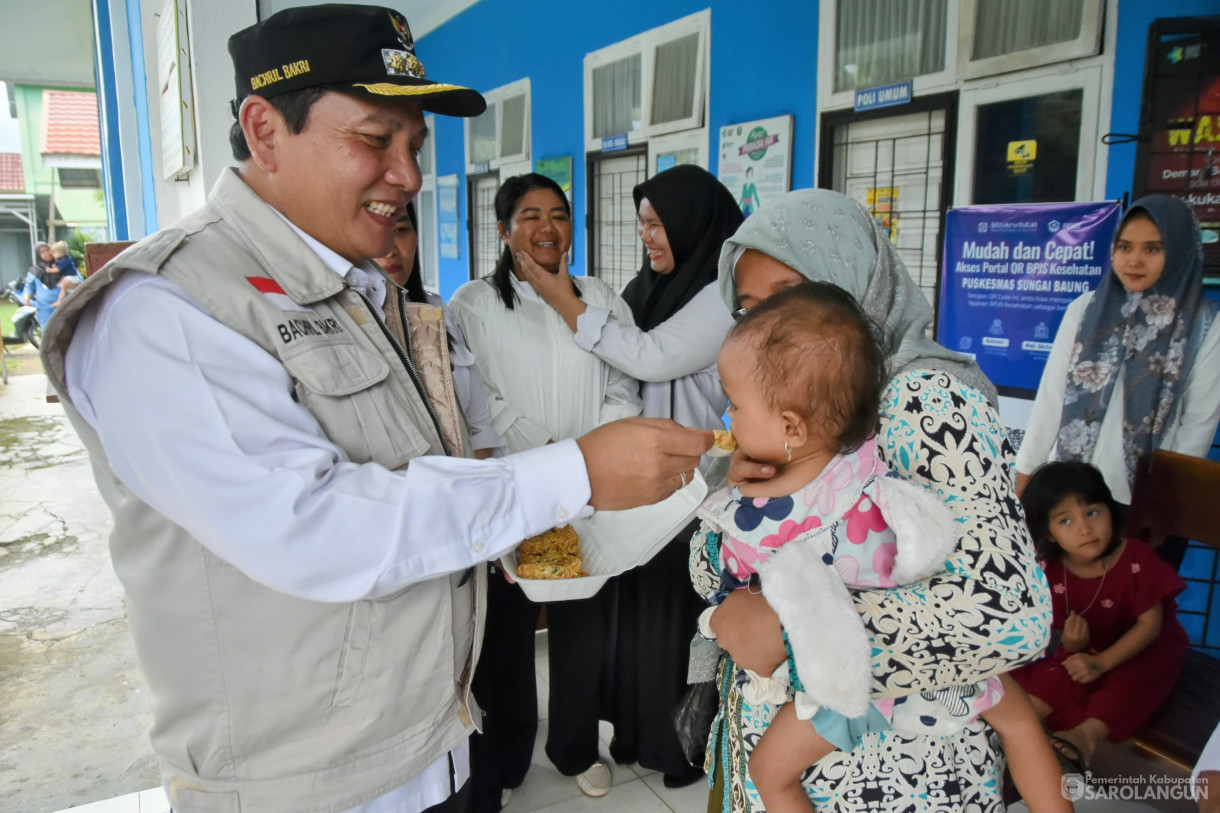 6 Desember 2023 - Memberikan Bantuan Penanganan Stunting Di Puskesmas Sungai Baung Kecamatan Sarolangun