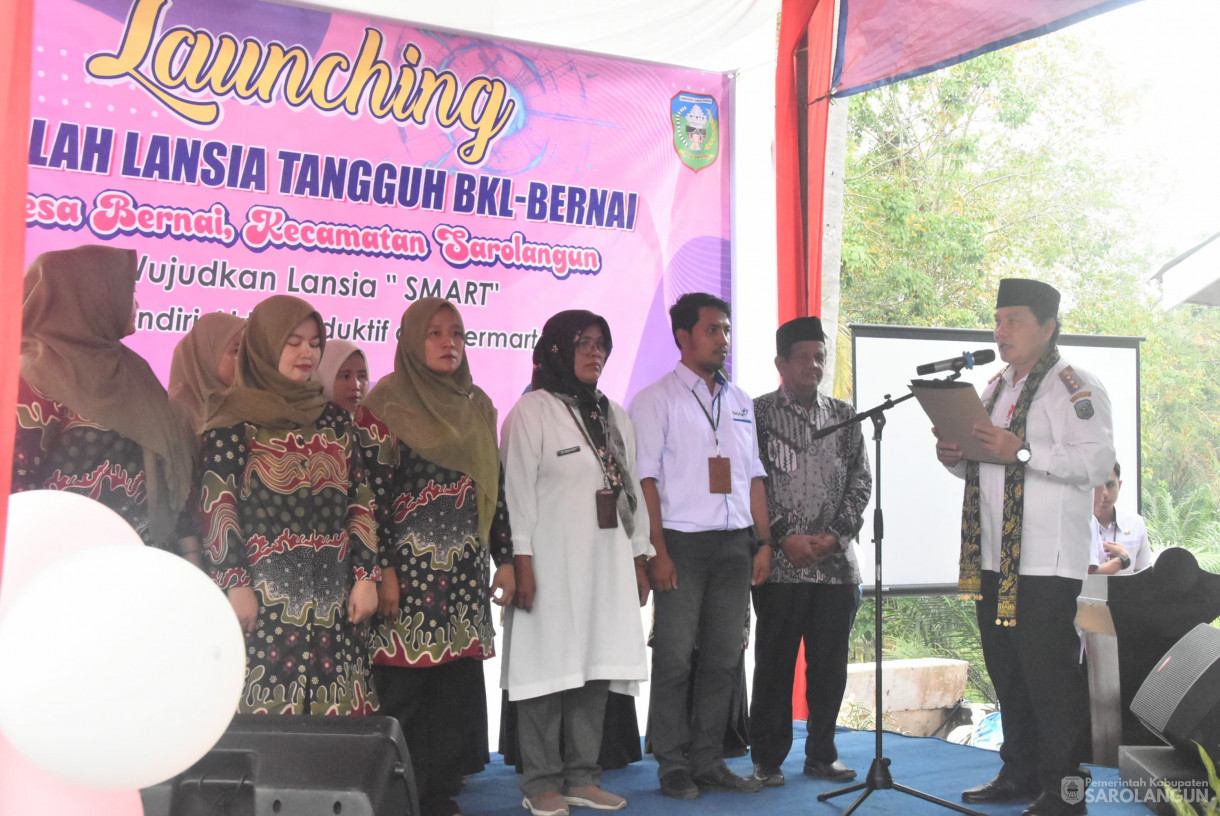 31 Juli 2024 - Launching Sekolah Lansia, Bertempat di Kantor Desa Bernai